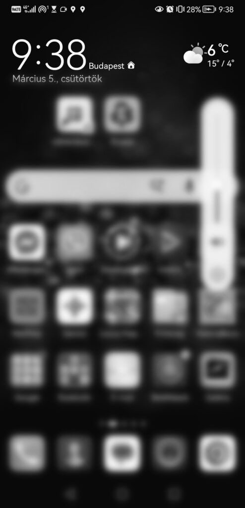 unalom szürke képernyő